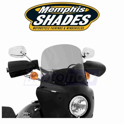 Memphis Shades Windshield for Road Warrior Fairings for 2007-2010 Harley kd Foto 1 de 4