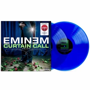 2020 Eminem - Curtain Call The Hits Exclusive Limited Edition 2LP Blue Vinyl - Picture 1 of 5