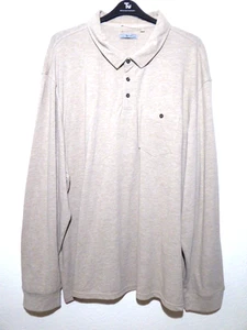 Polo Manga Larga Color Piedra Top Bolsillo en el Pecho 3 X Grande Sensación Suave - Imagen 1 de 17