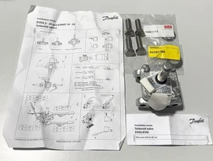 Danfoss 032F6211 EVRA 10 Solenoid Valve Kit w/ Manual & Install Accessories NEW - Picture 1 of 6