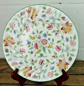Lovely Minton Haddon Hall 10.5" Dinner Plate Vintage Mid Century -appears unused - Picture 1 of 13