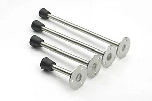 Door Stop Stopper Holder Satin Finish Stainless Steel Many Sizes UK - Picture 1 of 4