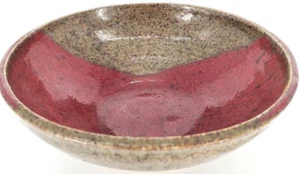 Cerámica japonesa Kai Tsujimura 7" tazón té firmado tazón de cerámica plato gres - Imagen 1 de 11