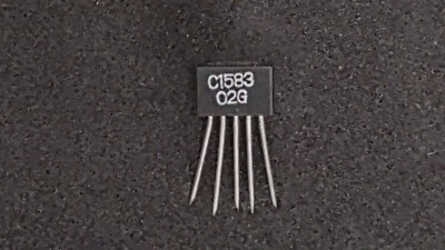 Mitsubishi 2SC1583-G Differential Transistor as obtained from Onkyo USA (qty 1)