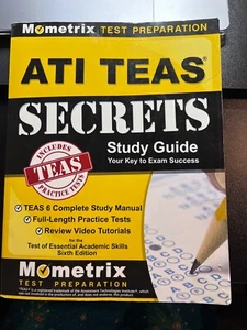 ATI TEAS Secrets Study Guide:6 Complete Study Manual Full-Length Practice 6th ed - Picture 1 of 1