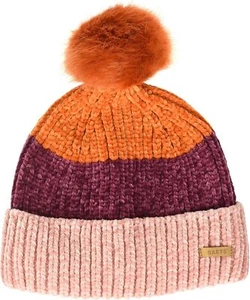 Barts Kids Starflower Beanie Hat Knitted Hat Winter Basque Cap, Pink, 53 - Picture 1 of 2
