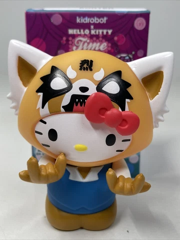 Kidrobot HELLO KITTY TIME TO SHINE AGGRETSUKO 3" Vinyl Figure New with Box Cover