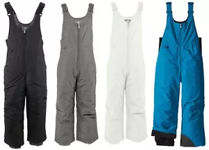 PANTALÓN BABERO BLANCO SIERRA D9717Y JÓVENES NIÑOS NIÑAS AISLADO ESQUÍ NIEVE SNOWBOARD - Imagen 1 de 13
