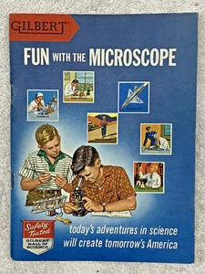 1958 Gilbert Fun With The Microscope Manual - Picture 1 of 6