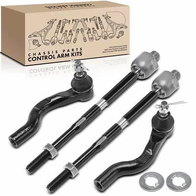 4件装前外内驱动和乘客领带杆端适用于本田CR-V 2017-2023 — 第 1/4 张图片