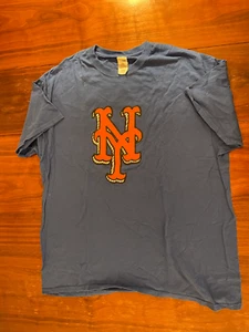 Seltenes New York Mets T-Shirt - limitierte Auflage GEBRAUCHT NY HANDGEZEICHNET. Größe XL - Bild 1 von 4