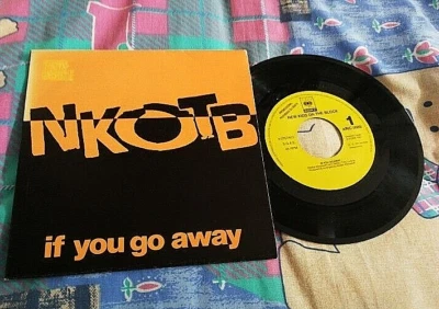 NEW KIDS ON THE BLOCK If you go away 7" SPAIN PROMO SINGLE VINYL NKOTB VERY RARE - Image 1 of 2