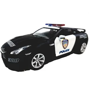 5340DP New 5" Kinsmart Nissan GT-R (R35) Police Car 1:36 GTR Diecast Model Toy - Picture 1 of 5