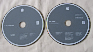 Original Mac Install Discs, MacBook Tiger OS X 10.4.8 for MacBook2,1 Late 2006