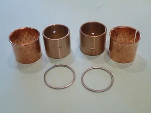 TRIUMPH TIGER CUB T20 FORK TOP & BOTTOM BUSH SET H845 H1046 H862 97-0845 97-1046 - Picture 1 of 4