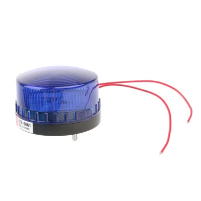 MARKENLOS 220V Notfall LED Blink Strobe Signal Warnlicht Lampe Beacon Workshop Blau