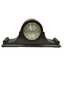 Antique 8 Day Gilbert Bim Bam Tambour Clock Mantel Model 1807 Works - Picture 1 of 10