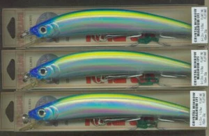 3 NIP YOZURI CRYSTAL MINNOW MAGNUMS  R924 C58 STRIPERS ALBIES ROOSTER FREE SHIP - Picture 1 of 1