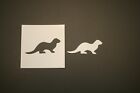 Otter wiederverwendbare Mylar-Schablone - Kunstzubehör
