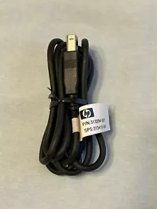 HP USB 2.0 Cable Type A to B for Printer Scanner 5.4 ft P/N 313294-001 - Picture 1 of 4