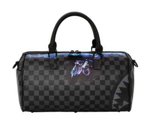 Sprayground Sharkinator 3 Mini Duffle Bag🔥New Black Gym Travel Duffel Bag - Picture 1 of 9