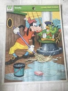 Whitman Vintage Walt Disney Goofy Tray Puzzle 4510-2B - Picture 1 of 4