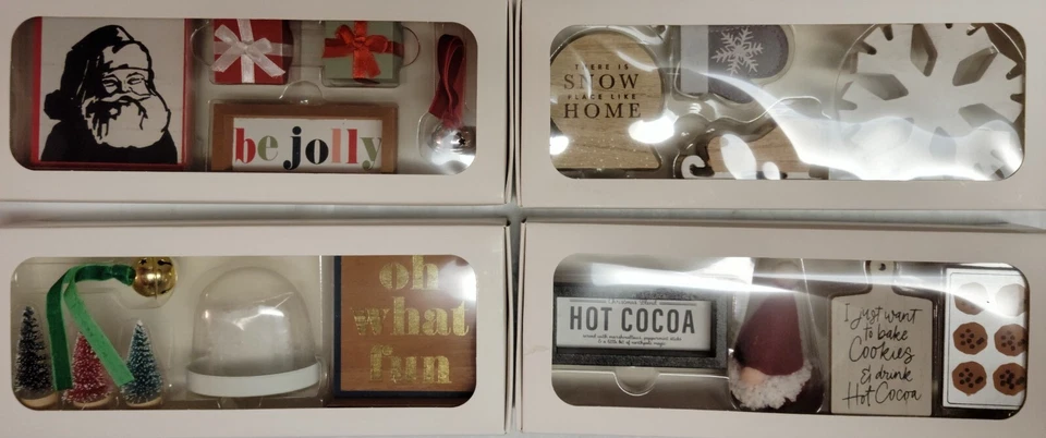 Target Bullseye 4 Ct Tiered Tray Props - Cocoa CHRISTMAS 2022