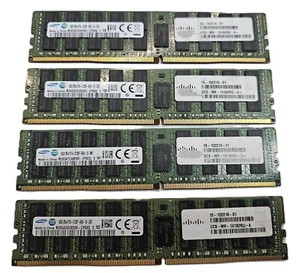 64 GB 4x 16 GB PC4-2133P Server RAM ECC Arbeitsspeicher Samsung HP Z440 RDIMM - Bild 1 von 3
