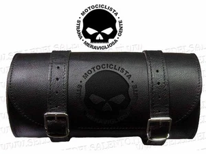 Borsa moto Barilotto 20x10 Teschio Motociclista strana meravigliosa skull harley - Picture 1 of 1