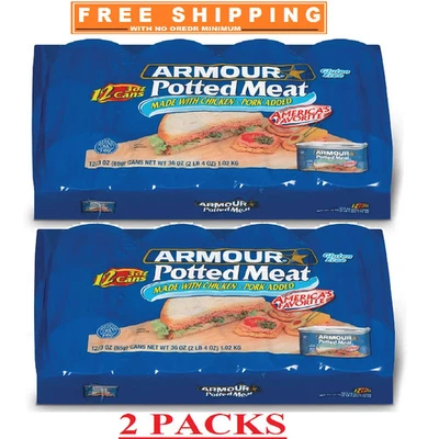 2 包 - Armour 盆栽肉用鸡肉和猪肉制成,3 盎司,12 克拉 — 第 1/4 张图片