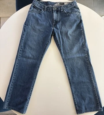 Volcom Jeans Men 30x28.5 Blue Kinkade Classic Straight Leg Denim Pockets - Image 1 of 4