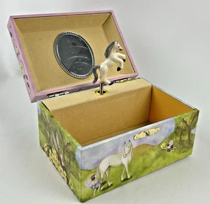 Enchantmints Fairy Horse Music Box Jewelry Case “Good ‘Ol Summertime” Dancing - Bild 1 von 11