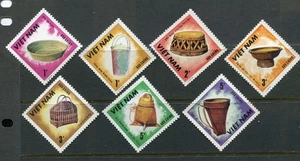 VIETNAM 1986, HANDICRAFTS, BASKETRY, Scott 1715-1721, MNH - Picture 1 of 1