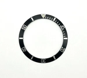 Genuine Rolex Submariner Black Bezel Insert 16610, 16800 Great Lume Fair #111451 - Picture 1 of 7