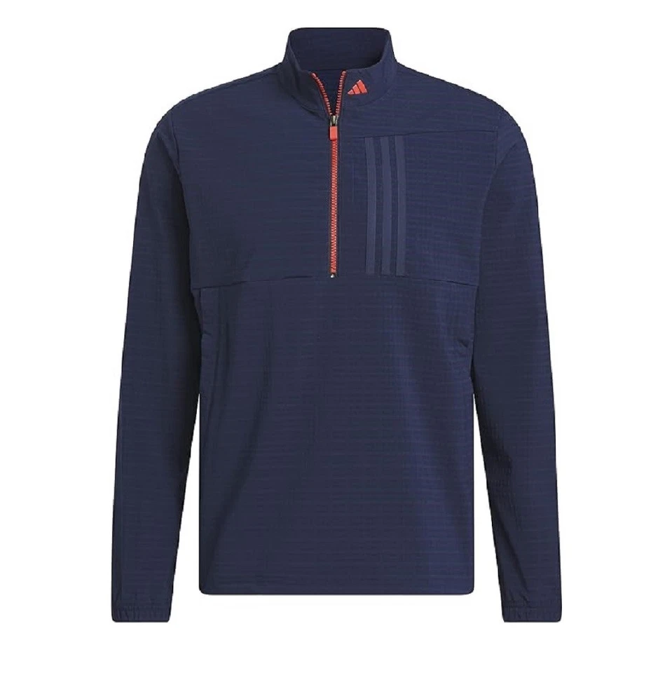 NEW Men's Adidas Ultimate 365 Tour Wind.RDY 1/2 Zip Golf Pullover Navy Small - Image 1 of 1