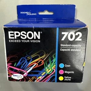 Cartucho de tinta tricolor Epson 702 (T702520-S) CADUCIDAD: 08/2023 - Imagen 1 de 5