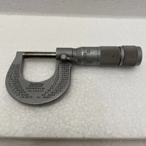 LUFKIN 0-1" MICROMETER No. 1641V w/ Ratchet Stop - Saginaw Michigan - Bild 1 von 5