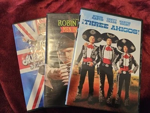 3 DVD Lot, Three Amigos, Robin Hood Men in Tights, Austin Powers Trilogy - Picture 1 of 2