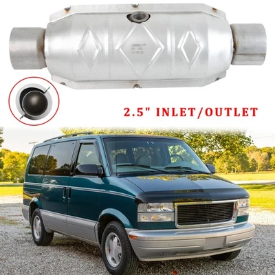 Convertidor catalítico de entrada/salida de 2,5" para GMC Safari Chevrolet Astro Van 2000-05 4,3 L Foto 1 de 4