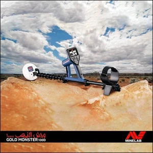 METAL DETECTOR GOLD MONSTER 1000 MINELAB PIASTRA GM05 5" CERCAMETALLI ORO - Foto 1 di 5
