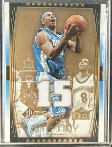 Carmelo Anthony 2004-05 UD SP Game Used Jersey Patch #32/100 Denver Nuggets - Picture 1 of 2