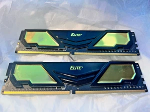 TEAMGROUP Elite Plus 16GB Kit (2x8GB) DDR4 2400MHz PC4-19200 CL16 Desktop RAM - Picture 1 of 4