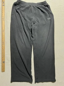 The North Face Sweatpants Mens Large Black Logo Fleece Joggers Casual Outdoors - Picture 1 of 8