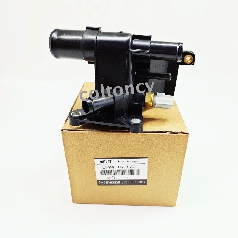 For 2006-2013 Mazda 3 6 5 CX-7 2.0 2.3 2.5L Coolant Water Outlet Flange + Sensor Foto 1 de 4