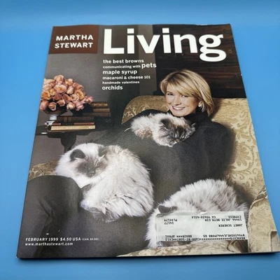 Martha Stewart Living February 1999 Number 66 W Recipe Card Foto 1 de 4