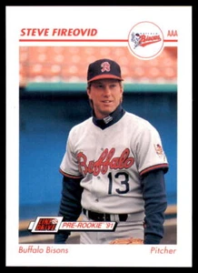 1991 Line Drive AAA #28 Steve Fireovid Buffalo Bisons - Picture 1 of 2