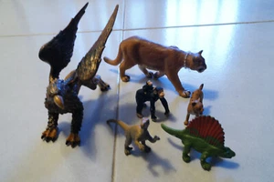 Lotto 6 Animali,dinosauri, grifone SAFARI LTD - Imagen 1 de 2