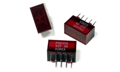 FND358 7-Segment Numerische LED Anzeige 9mm Gemeinsame Kathode (2 Stück) - Bild 1 von 2