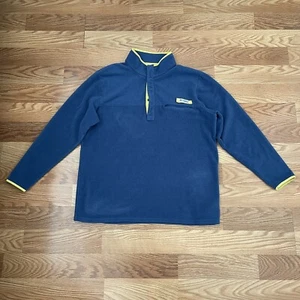 Columbia PFG Mens Navy Blue Fleece Jacket-XXL - Picture 1 of 3