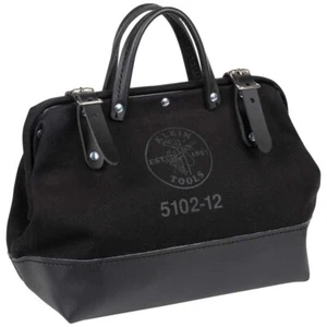 Bolsa de herramientas Klein Tools 510212NEGRA, lona negra, 12 pulgadas - Imagen 1 de 12